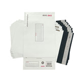 Pack of 10 Small Polythene Mailing Bags 16x23cm – Secure Peel & Seal Envelopes