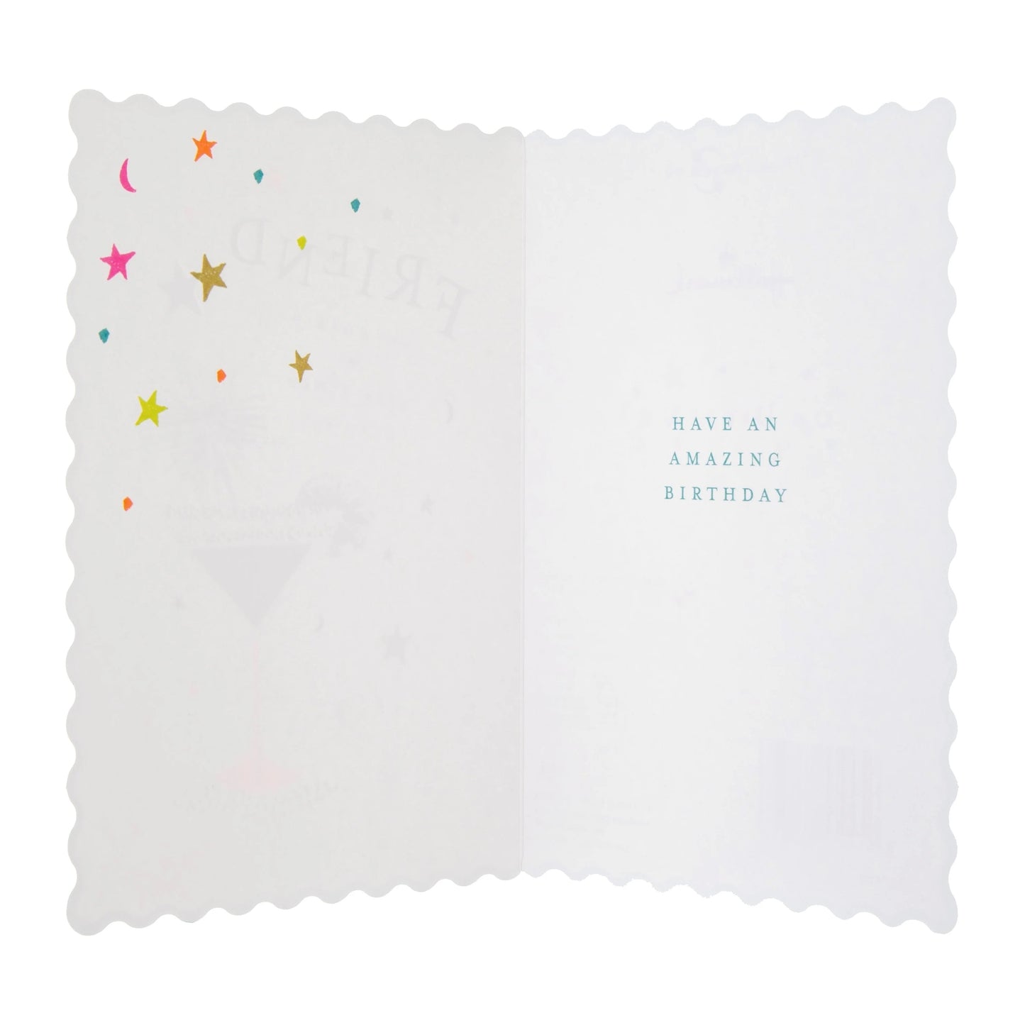 Oh Darling Cocktail Design Friend Birthday Card