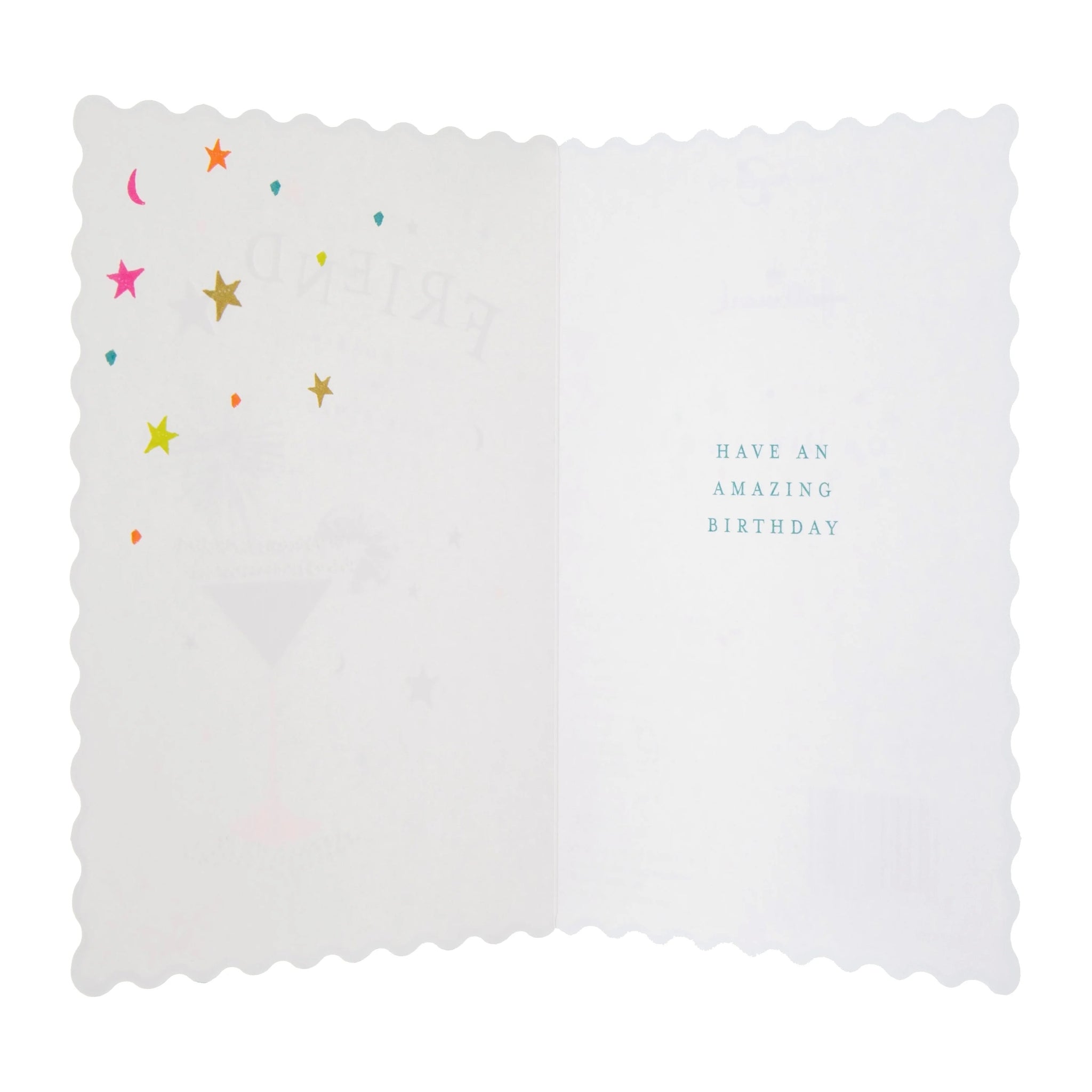 Oh Darling Cocktail Design Friend Birthday Card