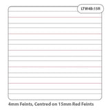 Rhino 6.5 x 8" Handwriting Book 32 Page Yellow Narrow Lined Exercise Book