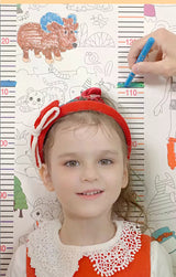 Doodling Height Chart Sticker with Removable Glue