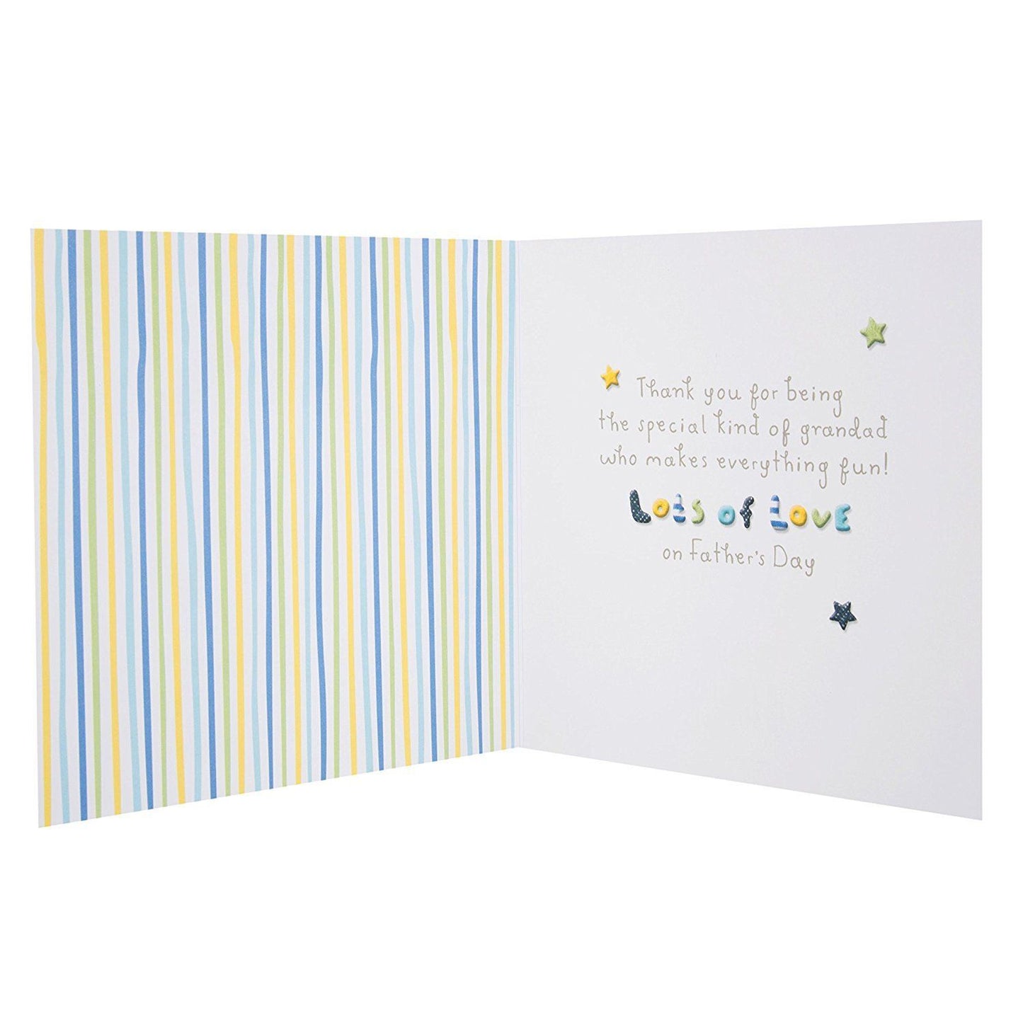 Hallmark Grandad Father's Day Card 'Lucky Boy' Medium 