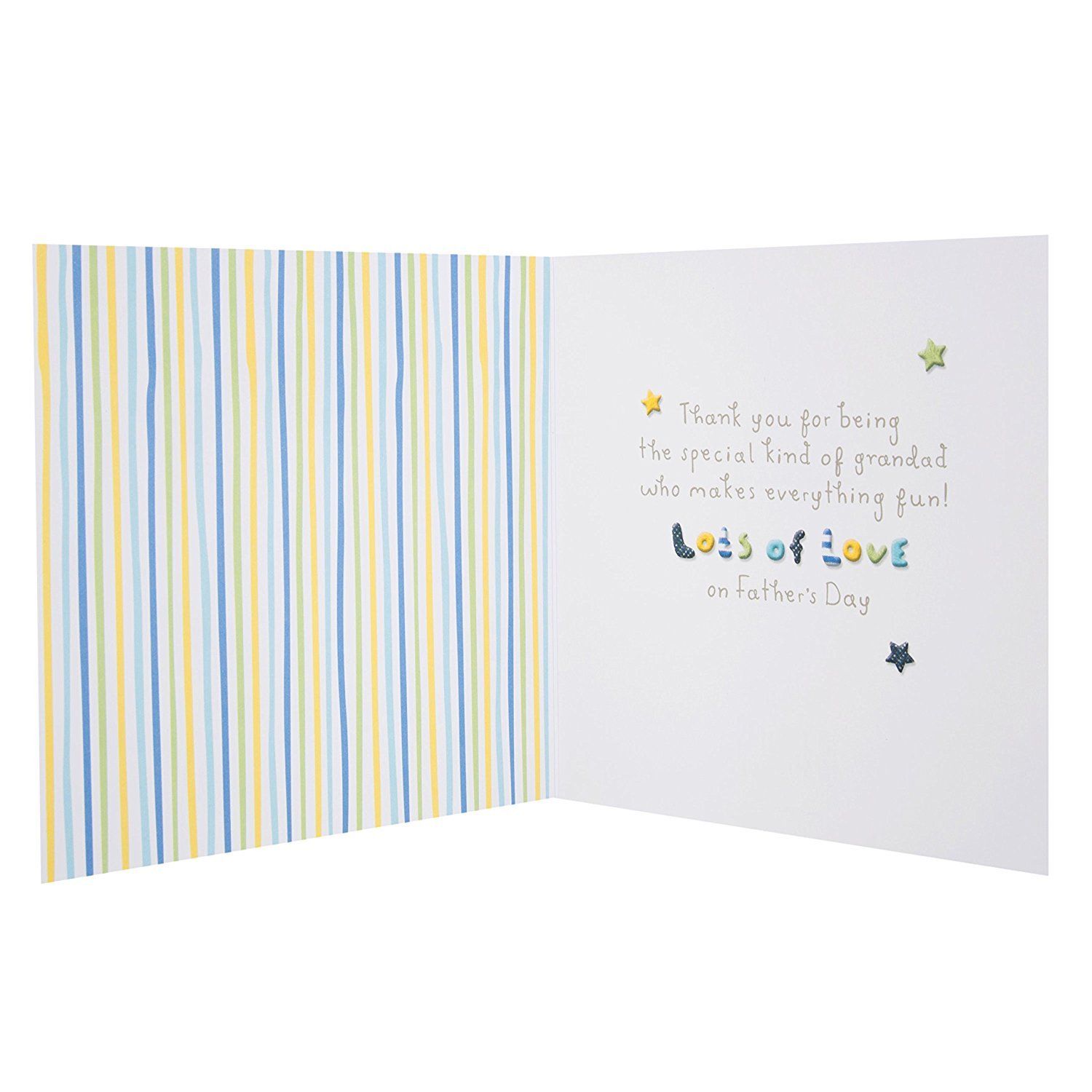 Hallmark Grandad Father's Day Card 'Lucky Boy' Medium 
