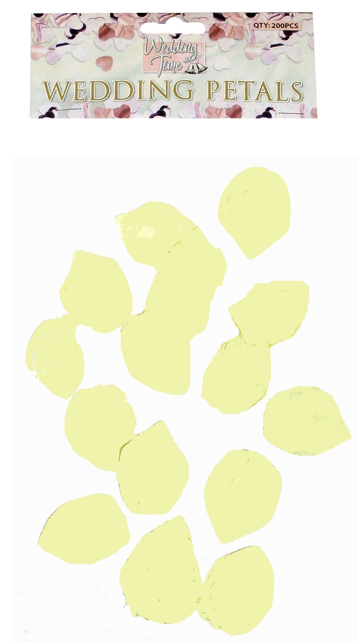 Pack of 200 Cream Coloured Wedding Petals {DC}