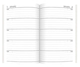 Single A5 Undated 5 Year Day A Page Index Fabric Diary