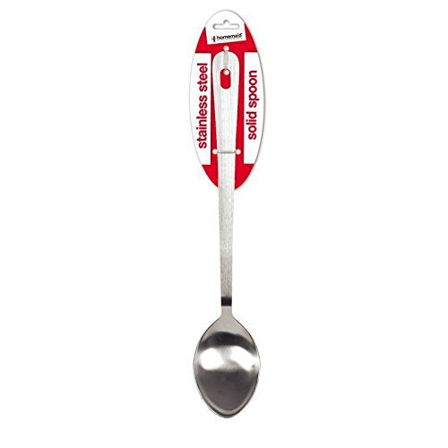 Stainless Steel Solid Spoon {DC}