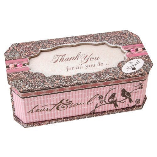 Pink Paisley Collection Sentimental Musical Jewellery Box "Gran" Gift