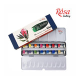Pack of 14 Botanical Assorted Watercolours Paints by Rosa Gallery