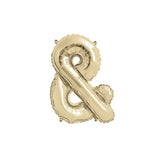 Gold Letter & Shaped Foil Balloon 14"