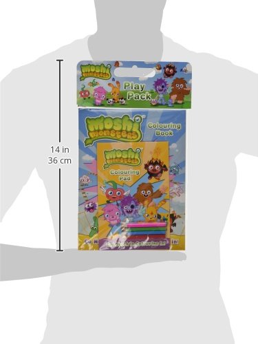 Moshi Monsters Play Pack-Alligator Books Kids Arts & Crafts Colouring Set