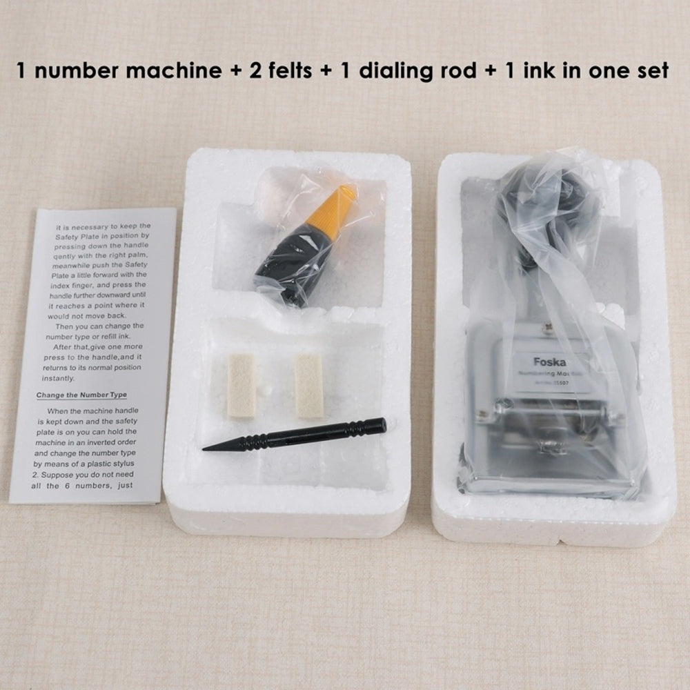 8 Digits Numbering Machine - Automatic Number Stamp Coding
