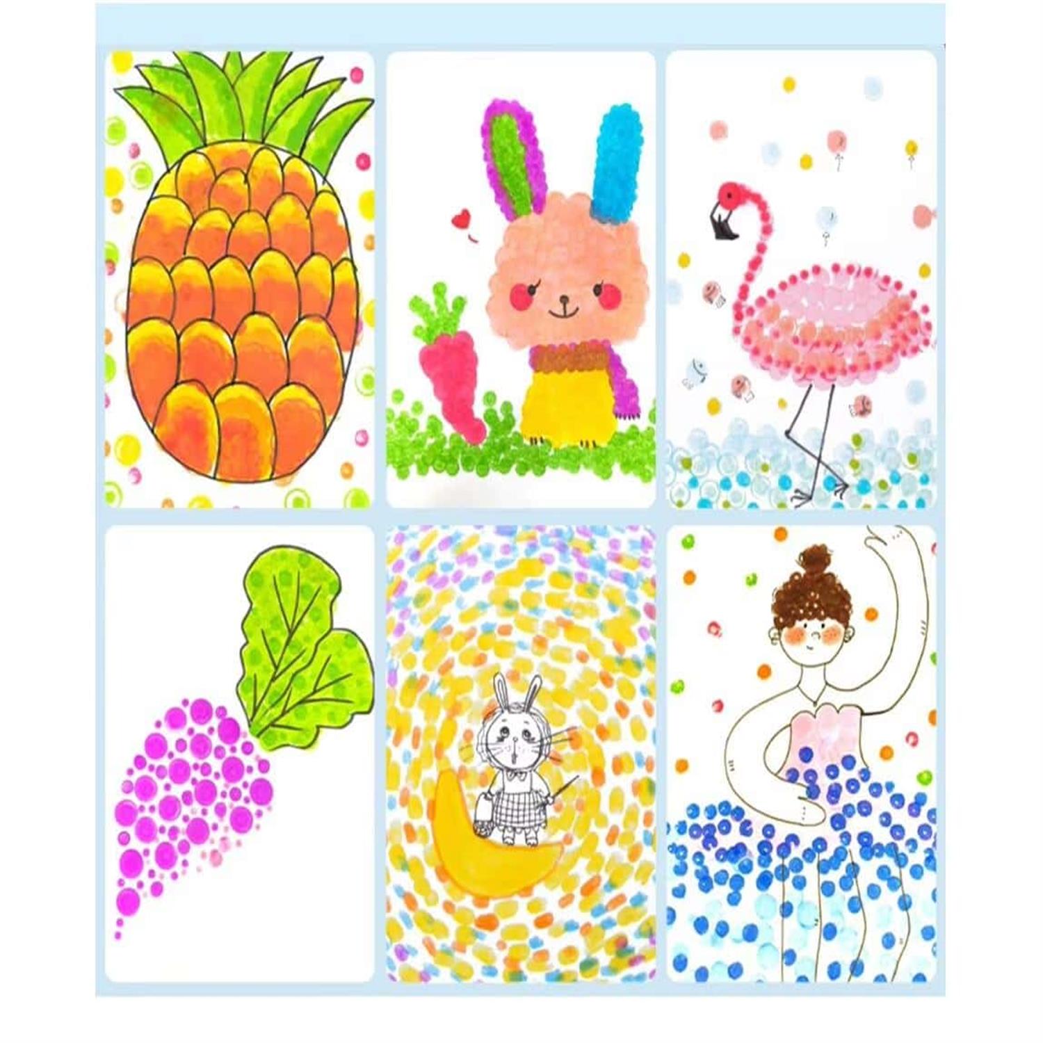 Pack of 8 Washable Dot Markers