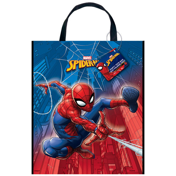 Spider Man Party Gift Tote Bag 13" x 11"