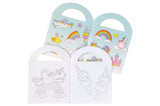 Unicorn Coloring Mini Book with Stickers
