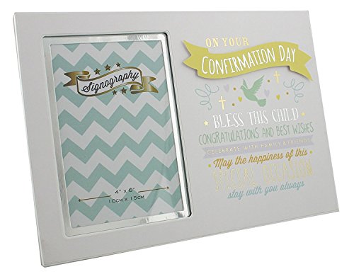 On Your Confirmation Day Photo Frame with Sentimental Words Keepsake