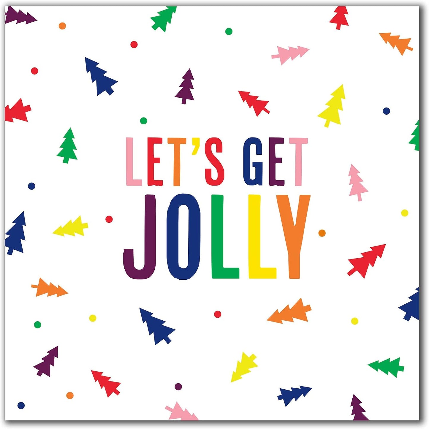 Pack of 8 Get Jolly British Heart Foundation Charity Christmas Cards