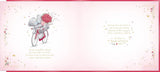 Bears On Bicycle Love of my Life Luxury Large Boxed Handmade Valentine's Day Card {DC}