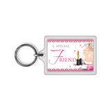 A Special Friend Make Up Design Celebrity Style World's Best Keyring