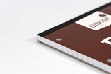 A4 8mm Feint Ruled 160 Pages Brown Refill Pad (210 x 297mm)