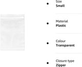 Pack of 200 Clear Grip Sealing Bags 4 x 6cm