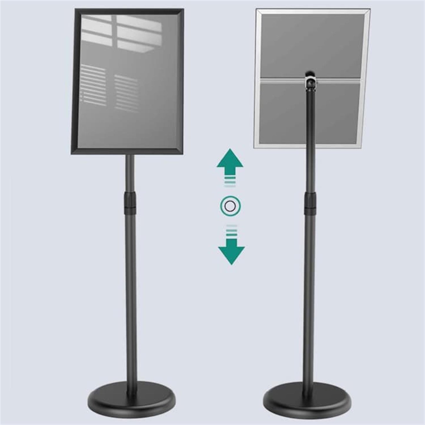 A2 Mobile Aluminum Alloy Poster Stand – Adjustable Height Display