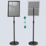 A2 Mobile Aluminum Alloy Poster Stand – Adjustable Height Display