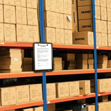 Pack of 8 Assorted Colour A4 Clipboard Box Files