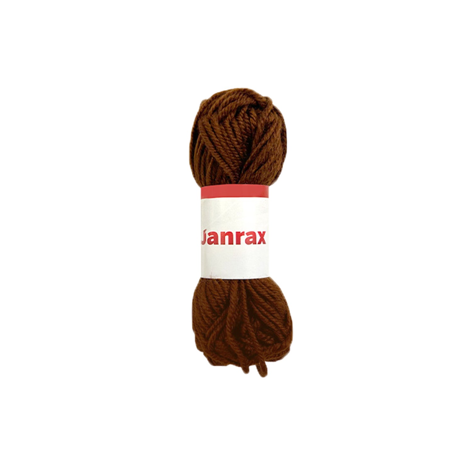 Brown Acrylic Yarn Roll – 10g, 4 Strand 8 Ply Knitting Wool
