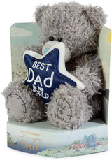 Me to You 'Best Dad In The World' Bear On A Gift Plinth For Father's Day Birthday Official Collection