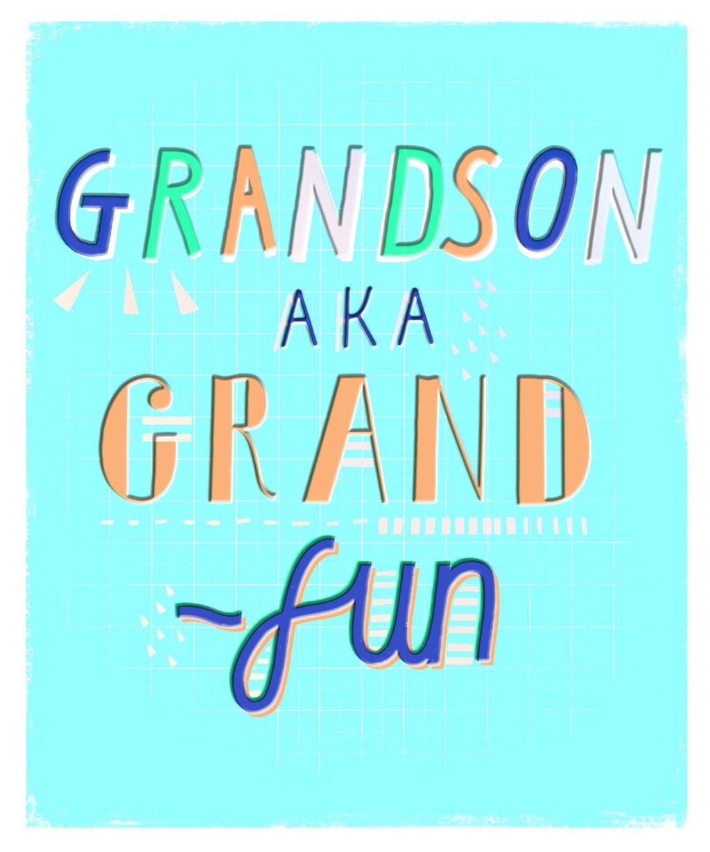Grandson Grand Fun Birthday Card 