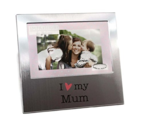 I Love My Mum 6" x 4" Aluminium Frame