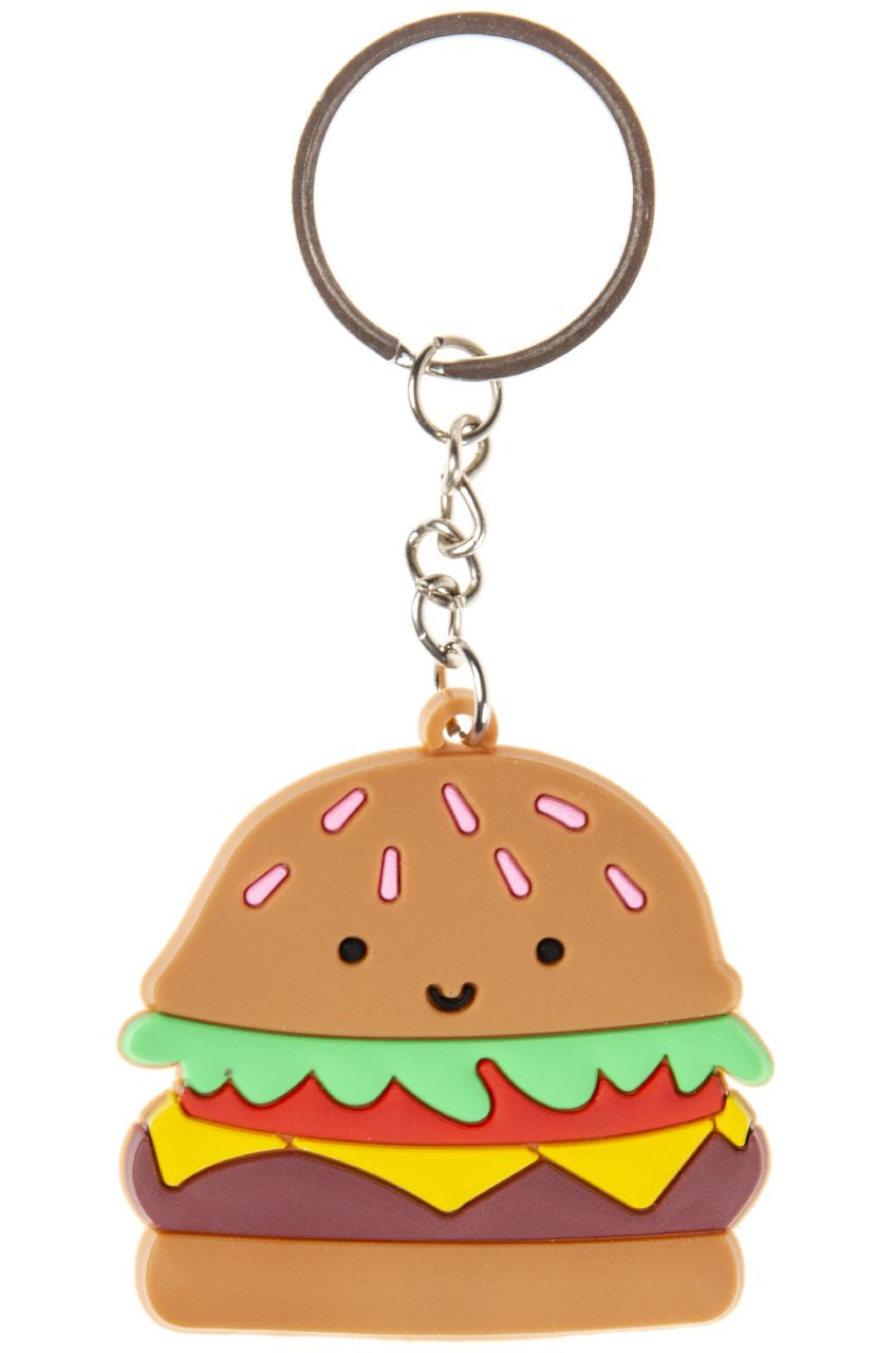 Single Fast Food Design Keychain