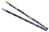 Pack of 12 Space Design Pencils with Eraser
