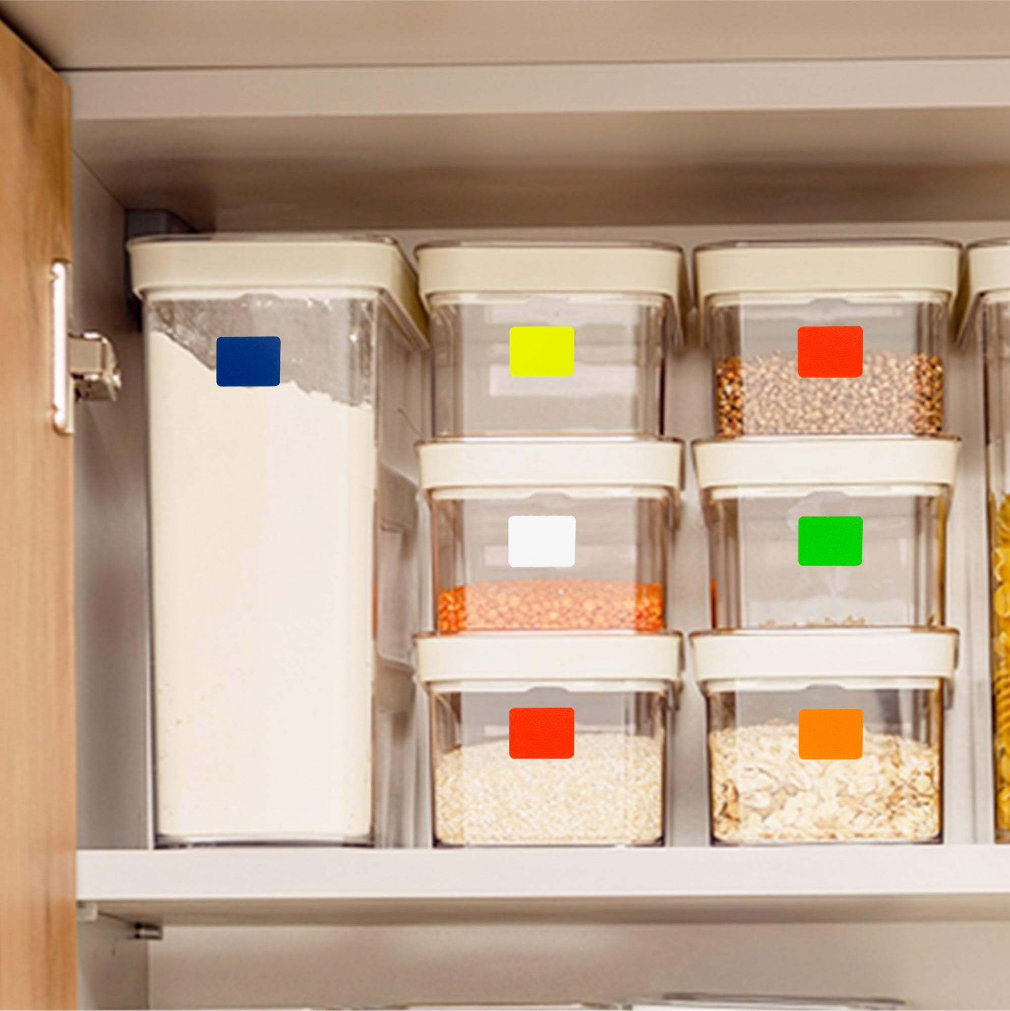 Pack of 120 White 19x25mm Rectangular Labels - Send 2 Pack