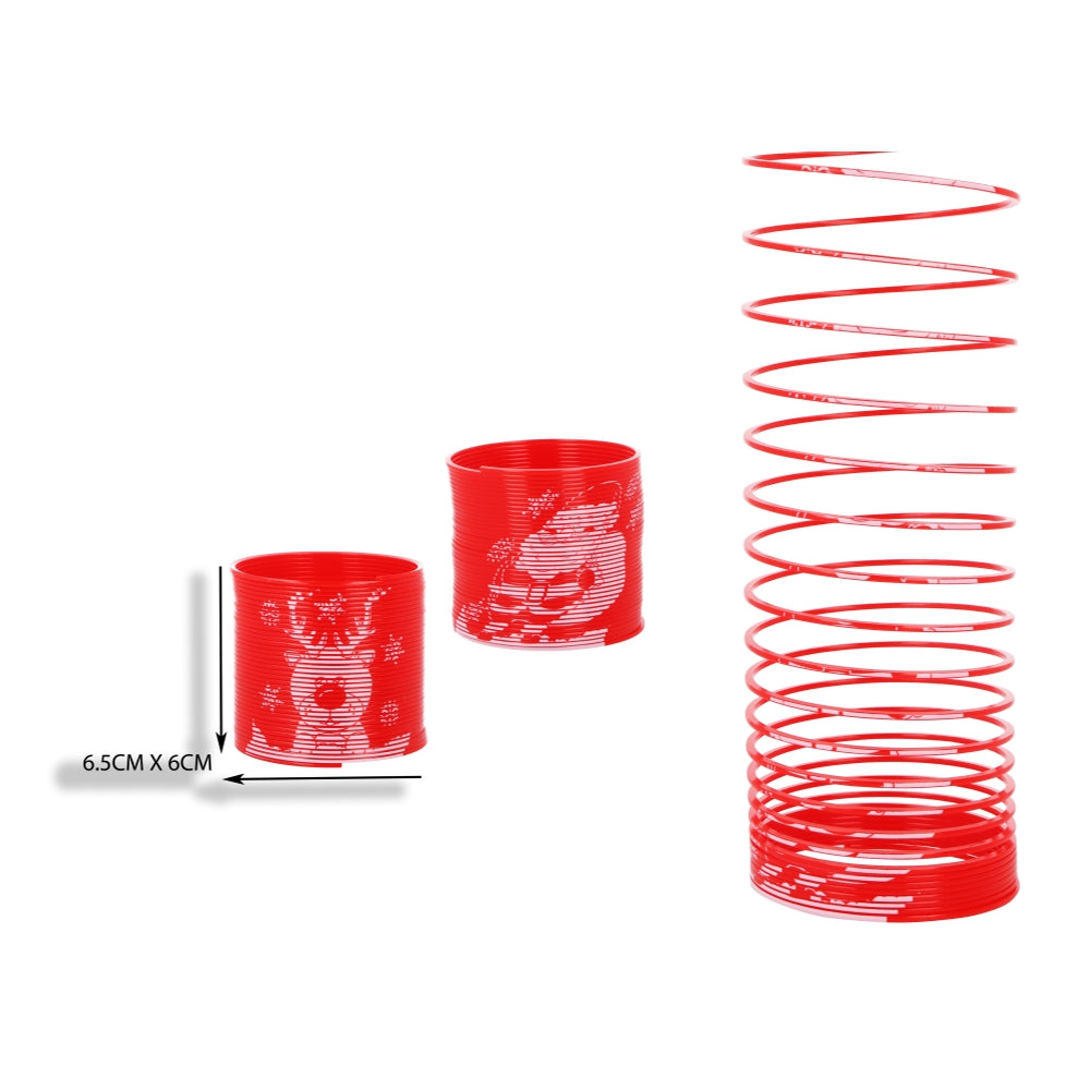 Single Red Christmas Spring 6.5cm