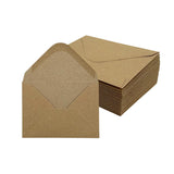 Pack of 50 Eco Kraft Recycled 110gsm 81x111mm Gummed Envelopes