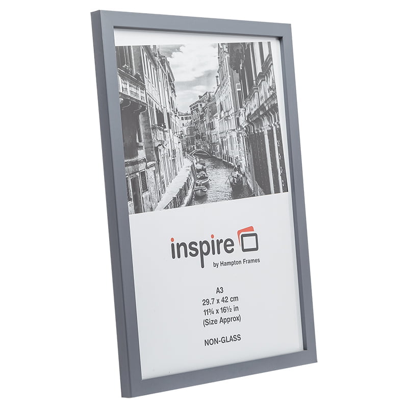 Zurich A3 Solid Grey Certificate/Poster Frame