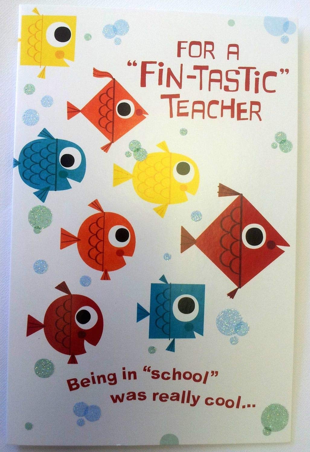 For A FiN-TASTiC TEACHER Thank You Card