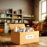 Roll of 250 Self Adhesive Address Labels 36x89mm