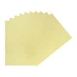 Pack of 50 A4 Pastel Yellow Coloured Card 160gsm Sheets