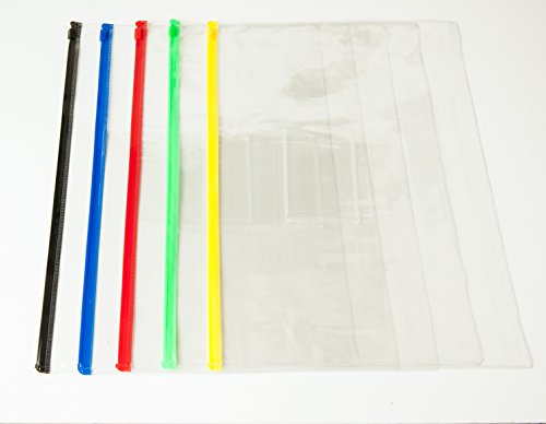 Pack of 12 A3 Red Zip Zippy Bags