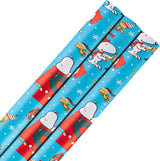 Peanuts, Snoopy & Woodstock Pack of 3 Christmas 6m Wrapping Paper