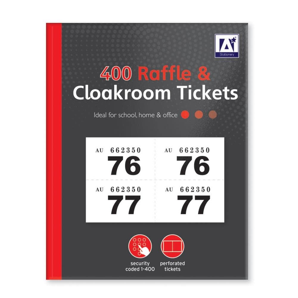 1 to 400 Raffle and Clockroom Tickets {DC}