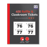 1 to 400 Raffle and Clockroom Tickets {DC}