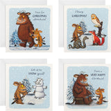 The Gruffalo Multipack Pack of 20 in 4 Designs Christmas Cards