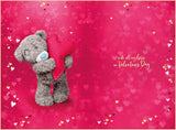 Bear Holding Red Heart Boyfriend Keepsake 3D Valentine's Day Card {DC}