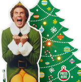 Buddy the Elf Tree and Light and Sound Pop Up Christmas Card 