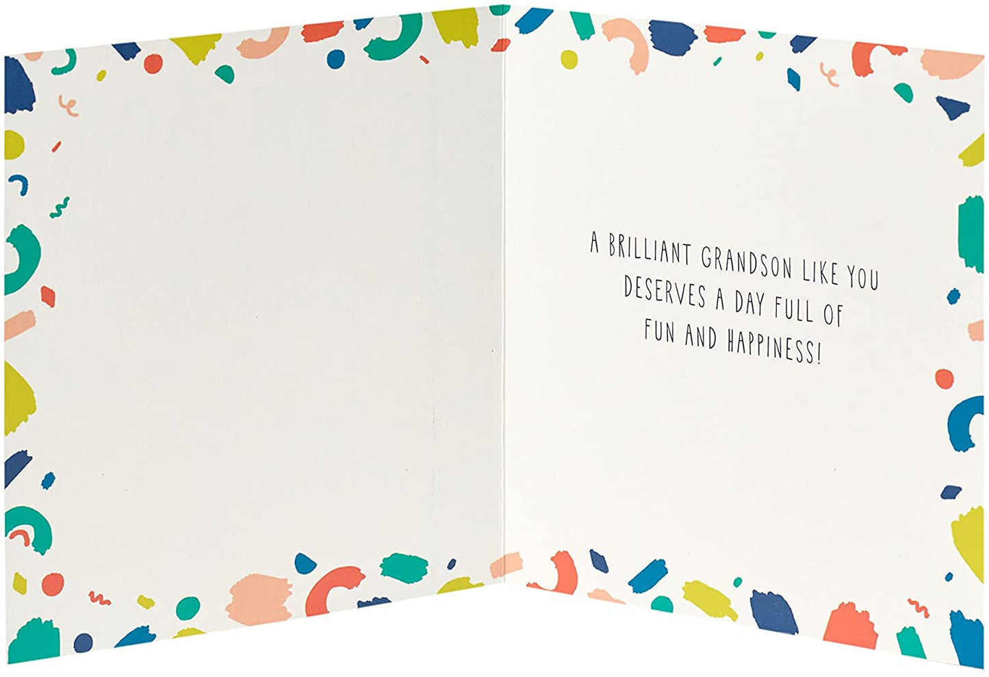 Contemporary Grandson Birthday Card
