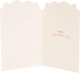 Fluffy Hearts Design Husband Valentine's Day Card