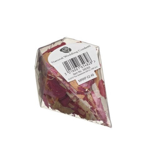 Wedding Confetti Confetti in Jewel Box - DRIED ROSE PURE NATURAL PETALS